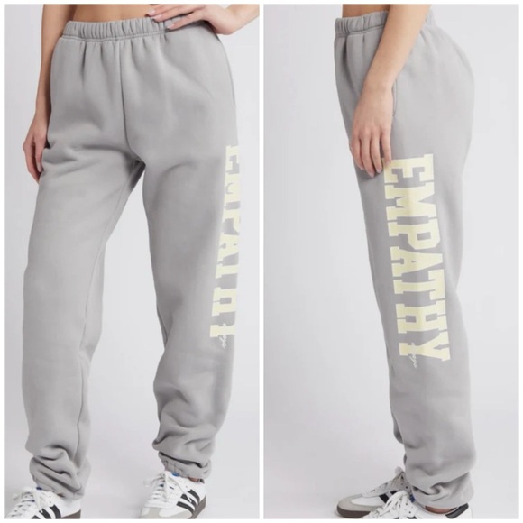 The Mayfair Group Pants - The Mayfair Group Empathy Always Slate grey sweatpants, size XS